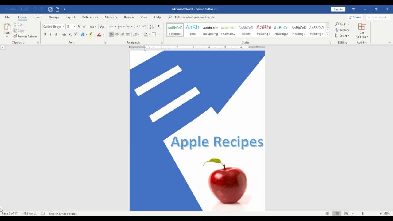 remove pagination in word for mac